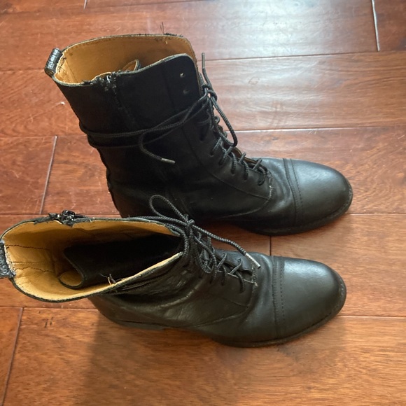 Frye combat boots. - Picture 2 of 6